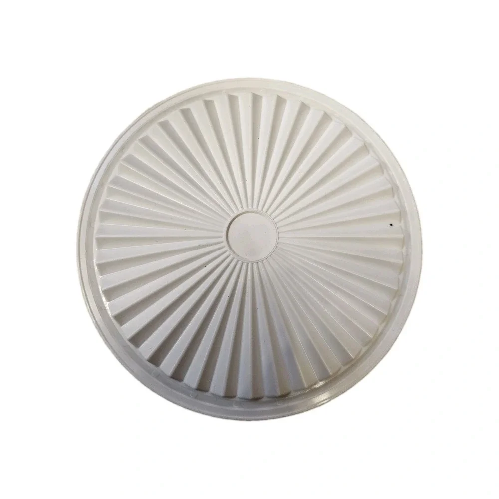 Vintage Tupperware Servalier Lid Starburst Star White 808-9 6 5/8